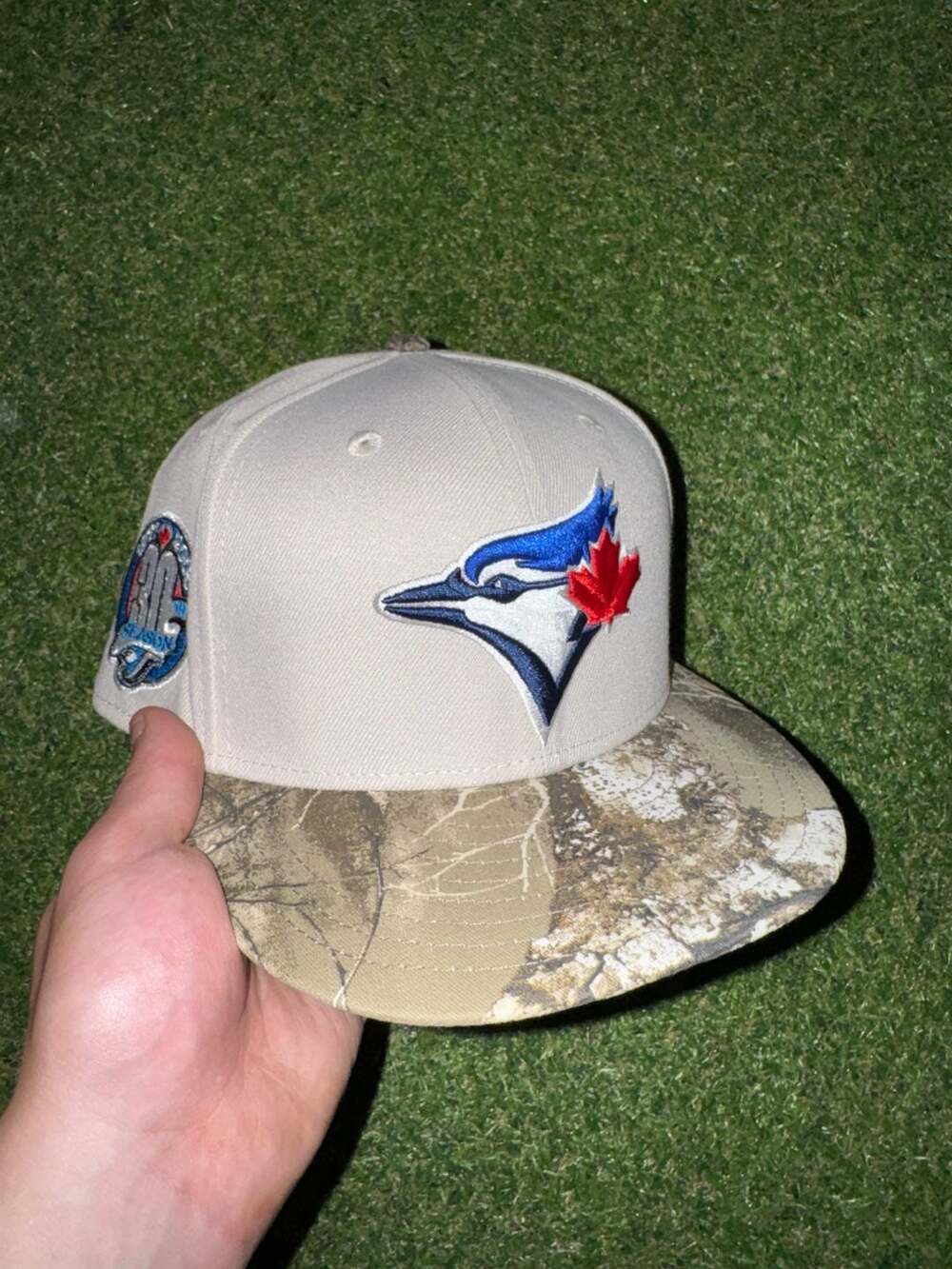 New Era Toronto Blue Jays 59Fifty Size 7 1/2 Camo Fitted Hat